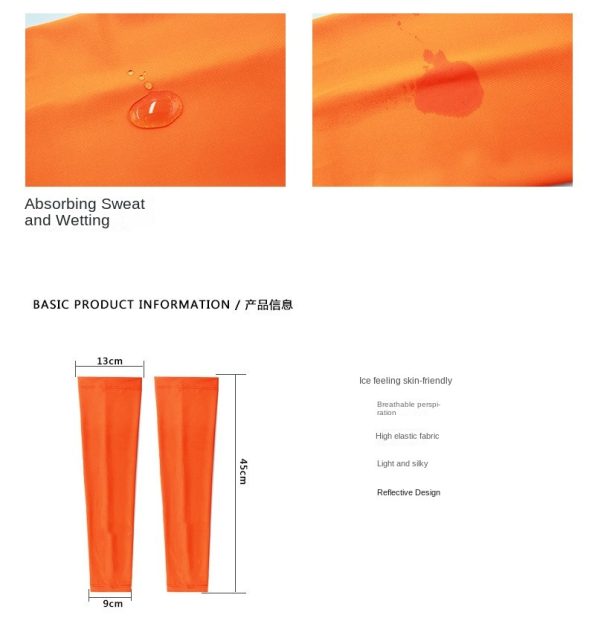Ocean Breeze UPF50+ 2-Piece Set: Foldable Sun Hat & Cooling Arm Sleeves - Beach Ready in Seconds! - 图片 2