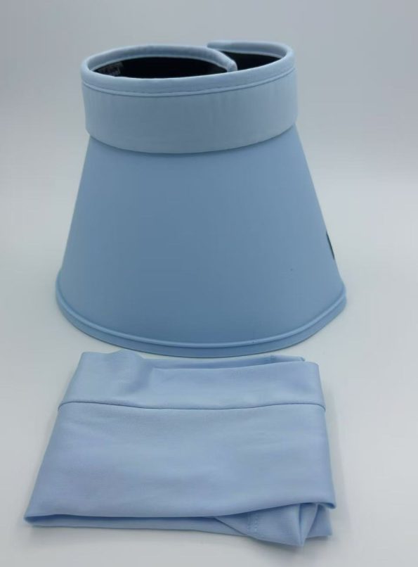 Ocean Breeze UPF50+ 2-Piece Set: Foldable Sun Hat & Cooling Arm Sleeves - Beach Ready in Seconds! - 图片 5